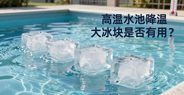 蓟州高温水池降温大冰块，到底管不管用？